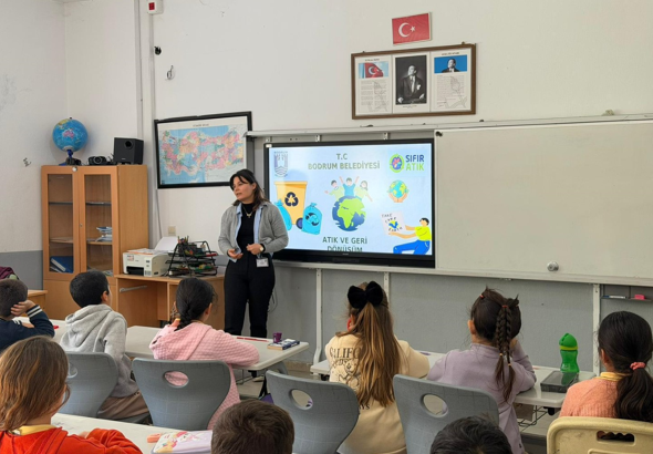 Bodrum’da çocuklara sıfır atık eğitimi