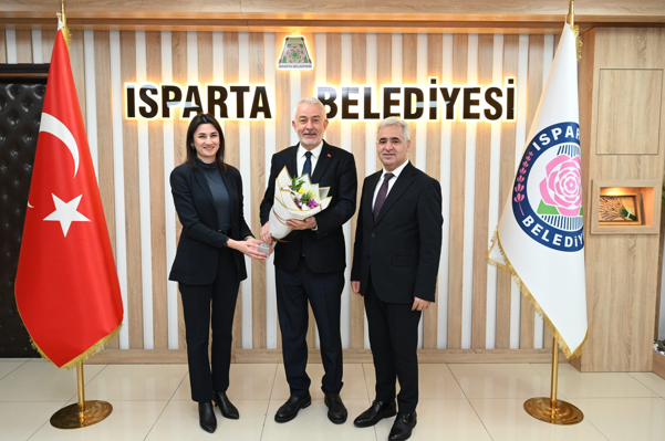 Isparta İl Defterdarlığından Başkan Başdeğirmen’e ziyaret