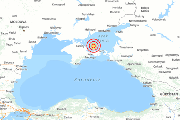 Karadeniz’de 4.9 büyüklüğünde deprem