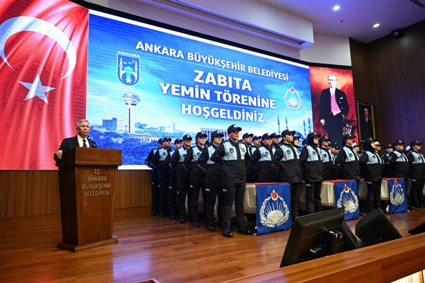 Ankara’da 110 zabıta memuru yemin ederek göreve başladı