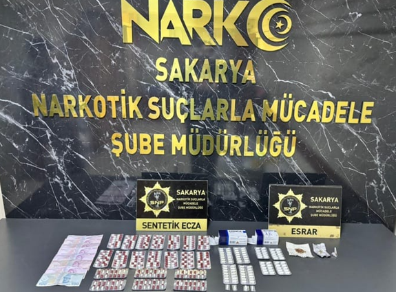 Sakarya’da uyuşturucu operasyonu: 3 tutuklama