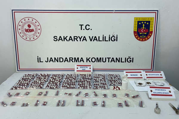 Sakarya’da uyuşturucu operasyonu