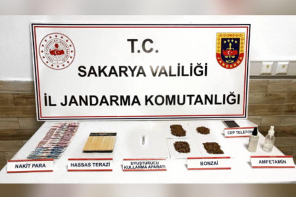 Sakarya’da uyuşturucu operasyonu