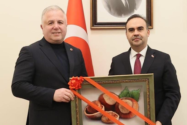 Giresun Belediye Başkan Vekili Kara, Bakan Kacır’ı ziyaret etti