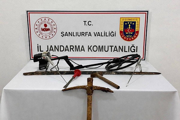 Haliliye’de izinsiz kazı operasyonu düzenlendi