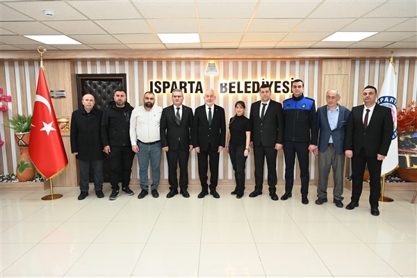 Belediye-İş Sendikası Isparta Şubesi’nden Başkan Başdeğirmen’e ziyaret