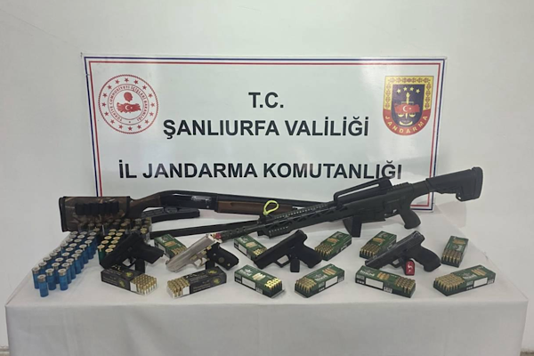 Şanlıurfa’da ruhsatsız silah operasyonu