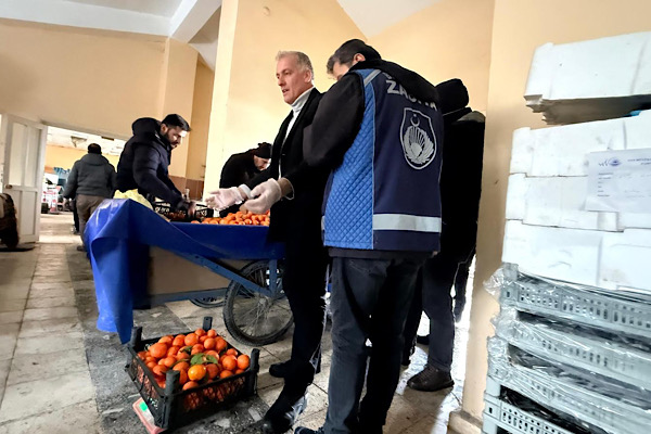 Van’da kaldırım işgallerine yönelik zabıta denetimi gerçekleştirildi