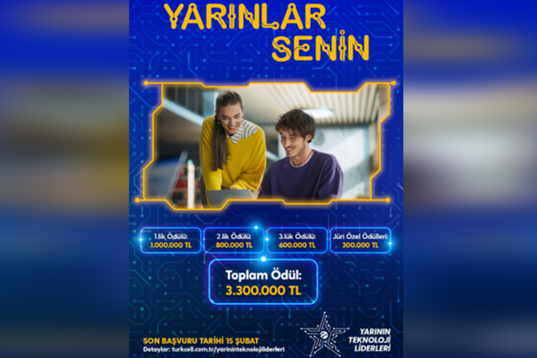 Turkcell’in “Yarının Teknoloji Liderleri” yarışmasına başvurular devam ediyor