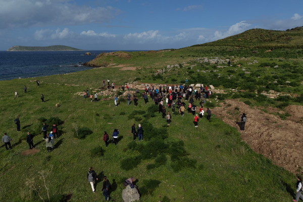 Kültür ve Doğa Yürüyüşü, Myndos Antik Kenti’nde gerçekleşti