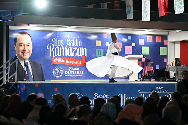 Manisa’da Ramazan sofrası Gölmarmara’da kuruldu