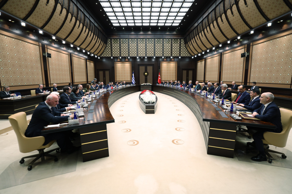 Türkiye-Yunanistan 6. Yüksek Düzeyli İş Birliği Konseyi Oturumu gerçekleştirildi