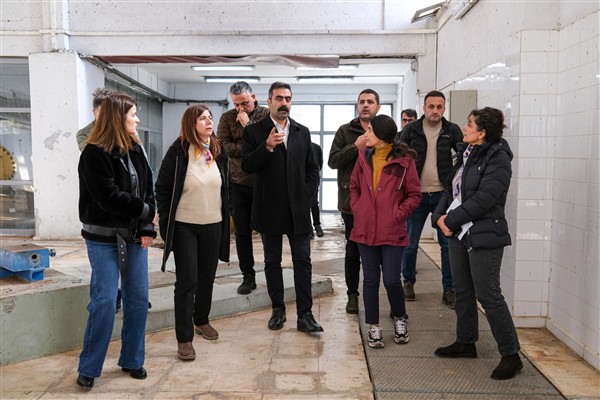 DBB Eş Başkanları, içme suyu altyapı tesislerini inceledi