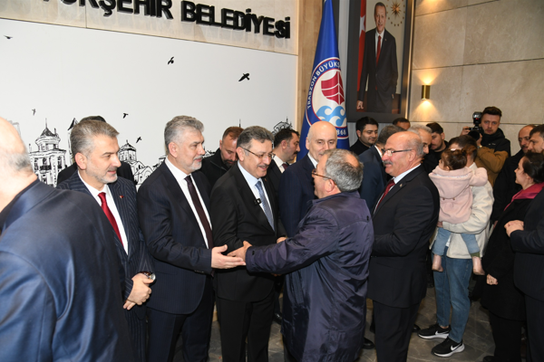 Trabzon’da bayramlaşma töreni düzenledi