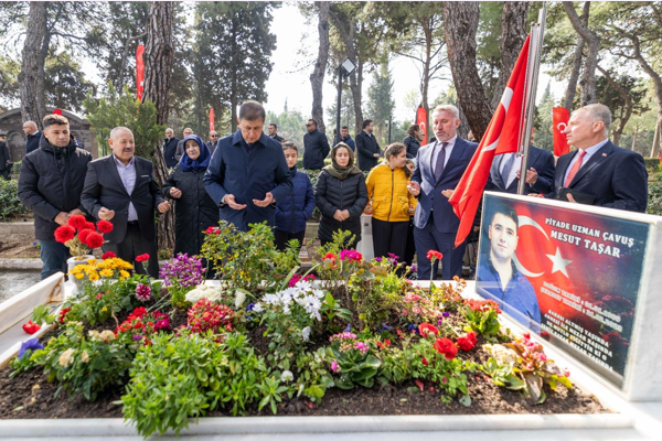 Kadifekale’de şehitler dualarla anıldı