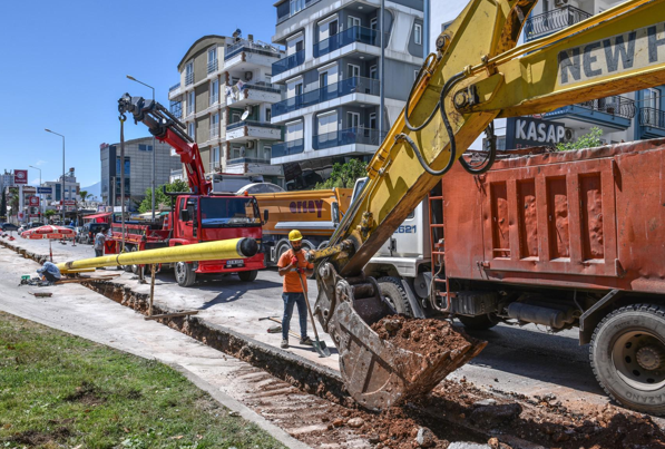 Kepez’de doğal gaz altyapı çalışmaları devam ediyor