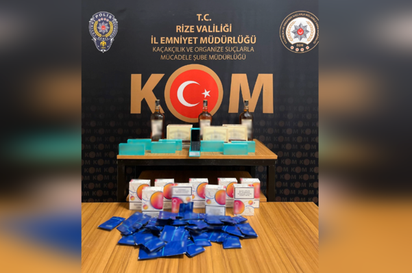 Rize’de kaçakçılık operasyonu