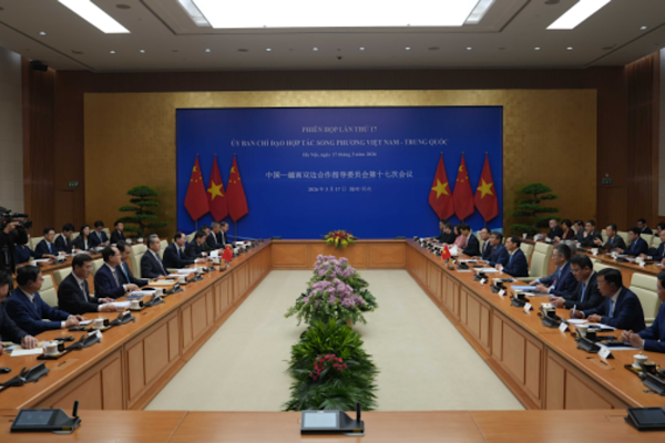 Çin-Vietnam İkili İşbirliği Yönlendirme Komitesi’nin 17. Toplantısı Hanoi’de düzenlendi