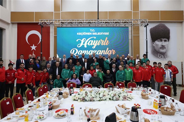 Keçiören’de Ramazan boyunca 450 bin kişi  iftar sofrasında buluştu