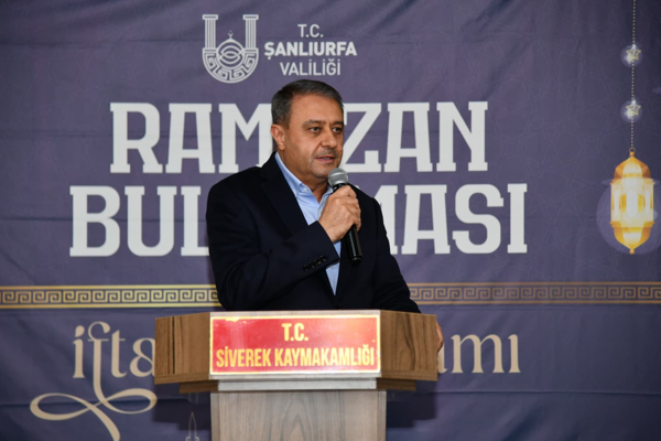 Şanlıurfa Valisi Şıldak, Siverek’te vatandaşlarla iftarda buluştu