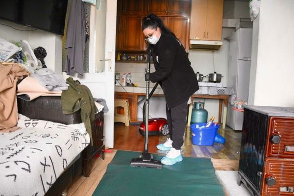 Giresun’da ihtiyaç sahiplerine evde bakım ve temizlik hizmeti veriliyor