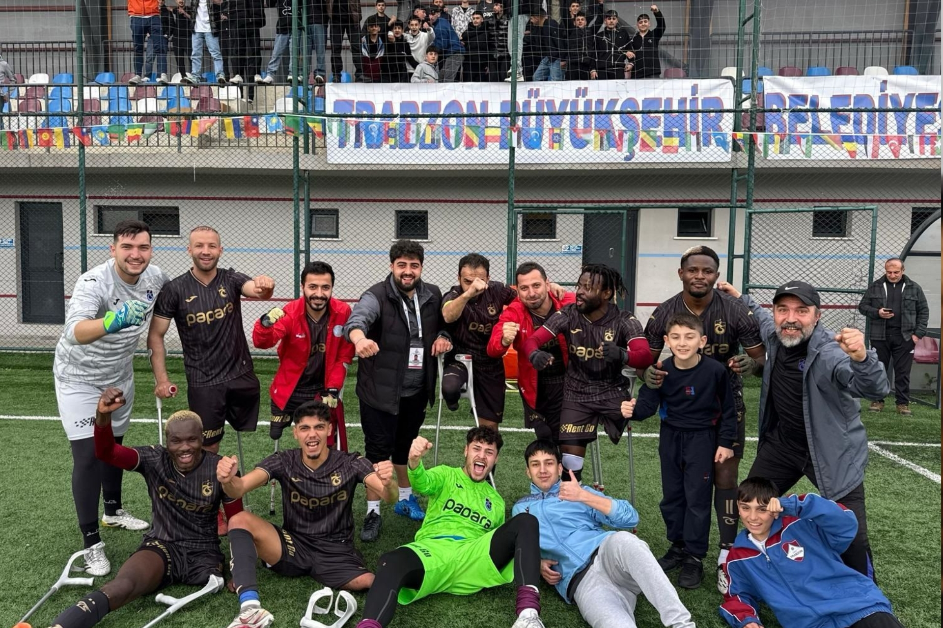 Trabzon Büyükşehir Belediyesi Ampute Futbol Kulübü deplasmanda 1-0 kazandı