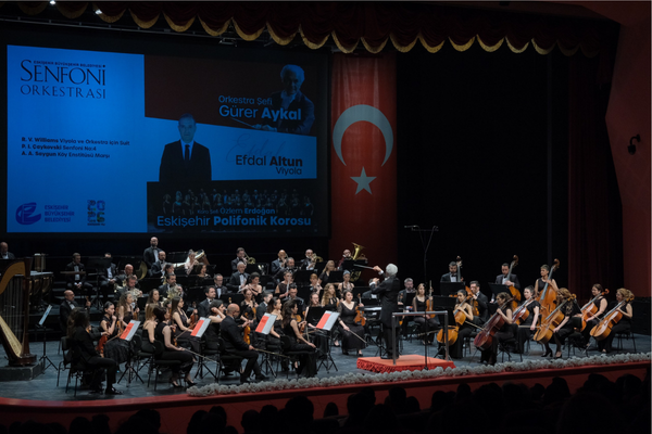 Eskişehir Senfoni Orkestrası konseri düzenlendi