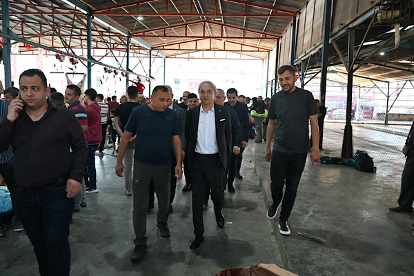 Başkan Kocagöz’den Kurban Bayramı’nda kesim alanı ve hastane ziyareti