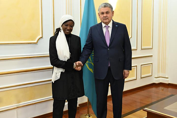 Kosherbayev, UNFPA İcra Direktörü Keita ile bir araya geldi