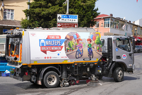 Maltepe’de temizlik çalışması gerçekleştirdi