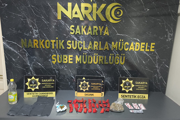 Sakarya’da narkotik operasyonu
