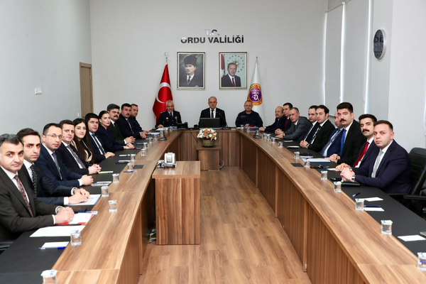 Ordu’da İl Güvenlik ve Asayiş Toplantısı yapıldı