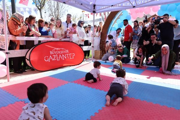 Gaziantep’te Anne Bebek Festivali düzenlendi