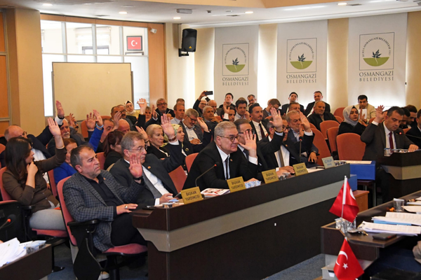 Osmangazi Belediyesi Meclis Toplantısı yapıldı