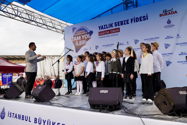 İBB’den Çatalca’da çiftçilere yazlık fide desteği