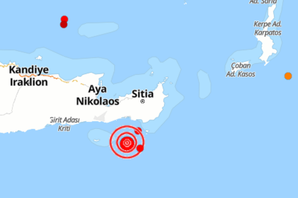 Girit Adası’nda deprem