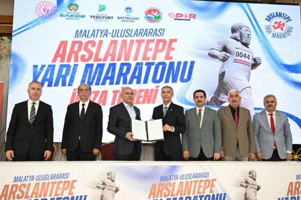 Malatya’da Arslantepe Yarı Maratonu Protokolü imzalandı