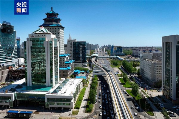 Orta Asya’daki ilk sürücüsüz hafif raylı sistem Kazakistan’da hizmete girdi
