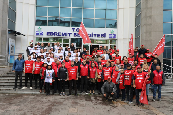 Edremit’te 1 Mayıs kutlandı