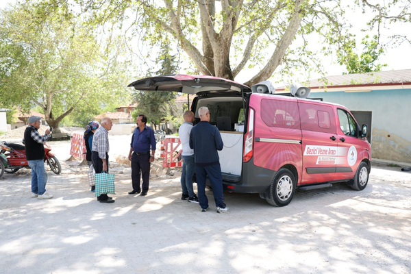 Pamukkale’de gezici vezne hizmeti 31 mahallede sürüyor