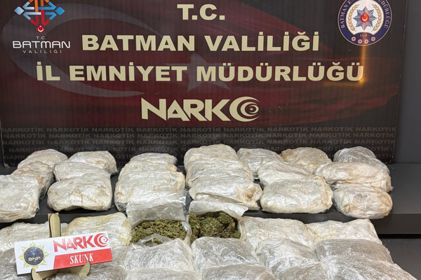 Batman’da uyuşturucu operasyonu