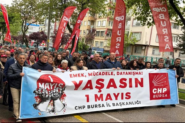 Bursa’da 1 Mayıs yürüyüşü düzenlendi