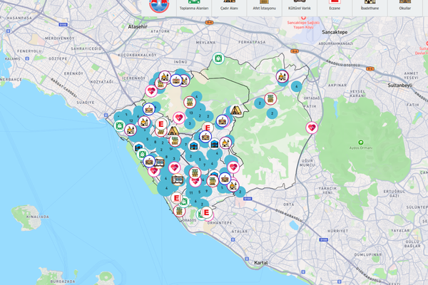 Maltepe’de dijital afet planlama sistemi devrede