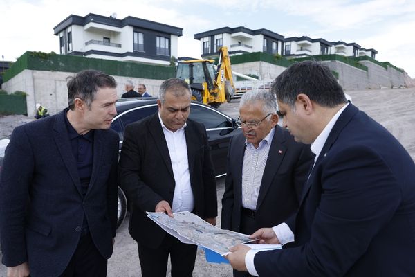 Başkan Büyükkılıç, KASKİ’nin altyapı çalışmalarını yerinde inceledi