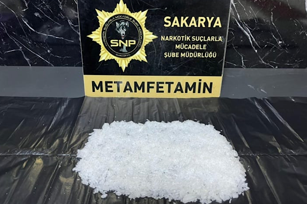 Sakarya’da  245 gram metamfetamin ele geçirildi