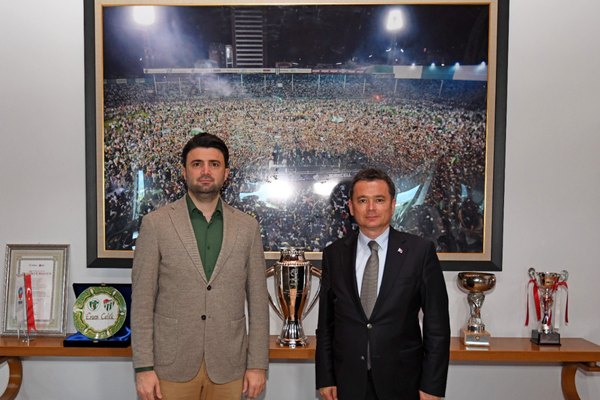 Aydın’dan Bursaspor’a tebrik ziyareti