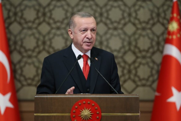 Cumhurbaşkanı Erdoğan, TBMM Başkanı Numan Kurtulmuş’u kabul etti