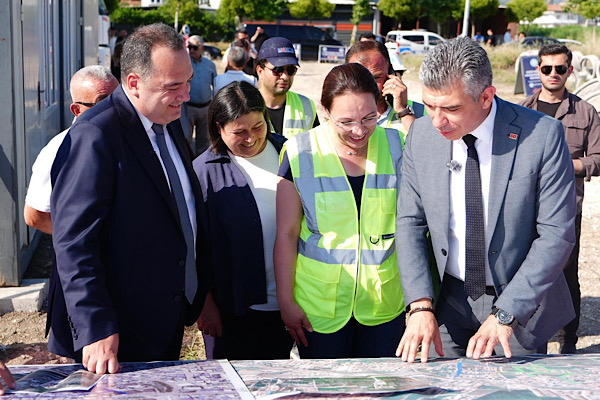 Başkan Dutlulu, Soma’da altyapı yatırımını yerinde inceledi