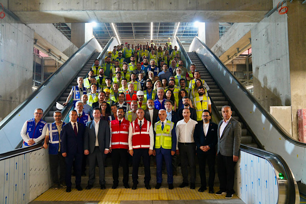 Ümraniye-Ataşehir-Göztepe Metro Hattı’nda ilk test sürüşü gerçekleştirildi