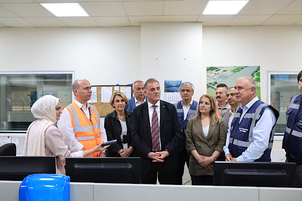 İBB Başkanvekili Aslan, Melen Tesisleri’nde incelemelerde bulundu